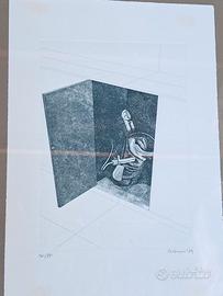 Acquaforte originale del pittore Marco Fidolini