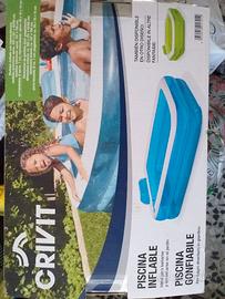 Piscina gonfiabile nuova mai usata ne aperta.