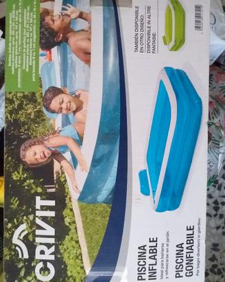 Piscina gonfiabile nuova mai usata ne aperta.