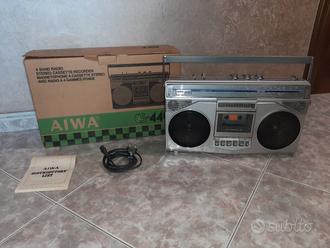 AIWA CS-440E Stereo Boombox 1985  			