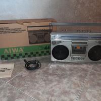 AIWA CS-440E Stereo Boombox 1985