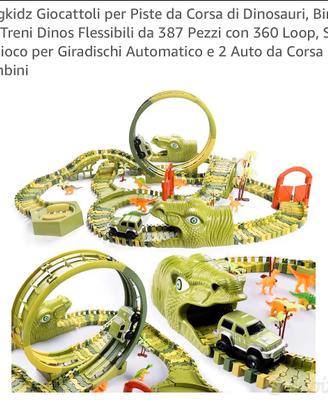 Pista da corsa di dinosauri