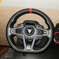 volante pedaliera e cambio thrustmaster