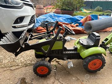 Trattore ruspa a pedali