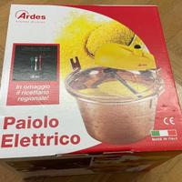 Paiolo in rame con mescolatore elettrico ARDES