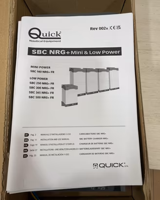 Caricabatteria Quick SBC 250 NRG + FR 12V 25 A