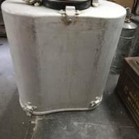 Contenitore da spalla in alluminio anni 60