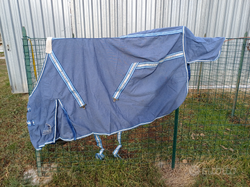Coperta leggera in cotone cavallo