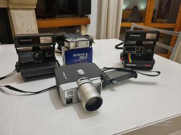 Lotto Polaroid e videocamera epoca