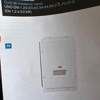 Abb uno  inverter fotovoltaico