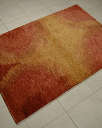 Tappeto "Tibet" circa 150x100cm rosso-giallo