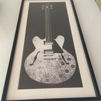 Stampa incorniciata Jazz multicolore 40 x 80 cm