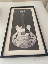 Stampa incorniciata Jazz multicolore 40 x 80 cm