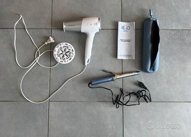 Asciuga capelli + difensore + arricciacapelli 