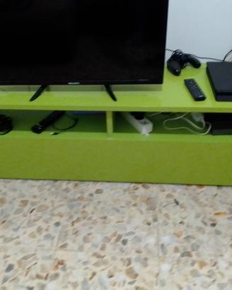 Stampante,televisore e porta televisore 