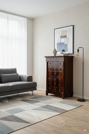 Settimanale in Mogano e piuma di mogano