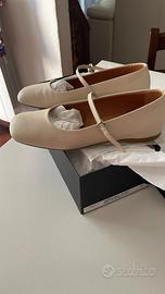 ballerine donna in nappa color sabbia
