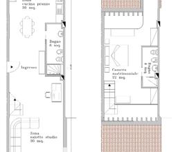 Attico appartamento ristrutturato