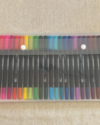 DUAL TIP ART MARKER Set 24 pennarelli doppia punta