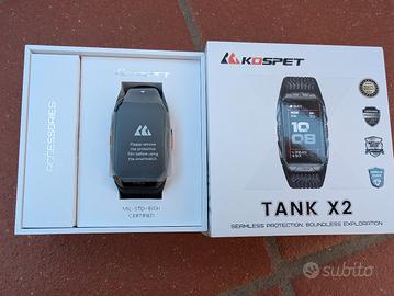 Smartwatch rugged KOSPET TANK X2 smoked nuovo 