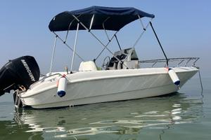 Schizzo 565 con mercury 40 cv EFI e carello