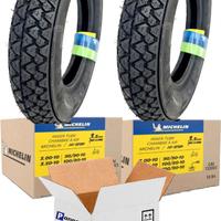 Coppia MICHELIN S83 3.50-10 con CAMERE D'ARIA