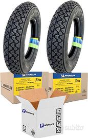 Coppia MICHELIN S83 3.50-10 con CAMERE D'ARIA