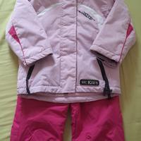 completo da sci bambina