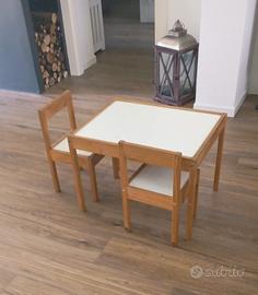tavolo e sedie bambini Ikea Latt