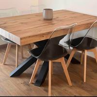 

4 sedie moderne trasparenti – €50
