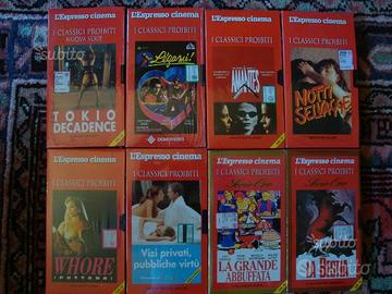 8 VHS Eros d'autore-Serie Tokio Decadence