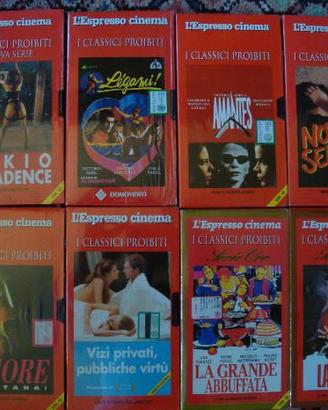 8 VHS Eros d'autore-Serie Tokio Decadence