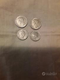 4 monete italiane 