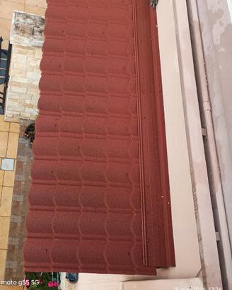 Pensillina Ferro battuto martellato con tegole