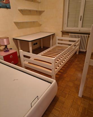 Letto singolo a soppalco 90x200
