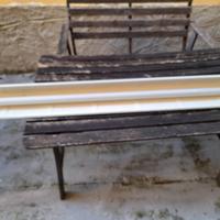 N. 2Lampade al neon vintage lunghezza 1,30 metri