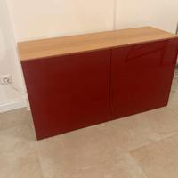 scaffale con ante Ikea besta