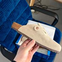 Birkenstock Boston Suede Beige 40 Nuove