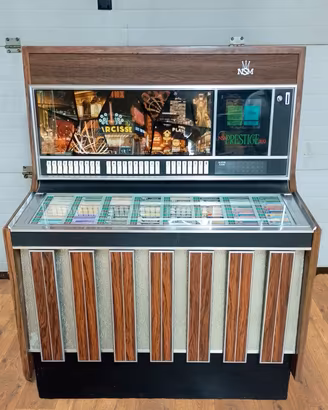 jukebox Juke box NSM anni 70, dischi. Vinile