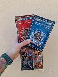 battle spirits - 2 deck + 2 bustine serie 1 e 2