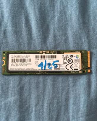 Ssd Samsung nvme m.2 2280 512 gb