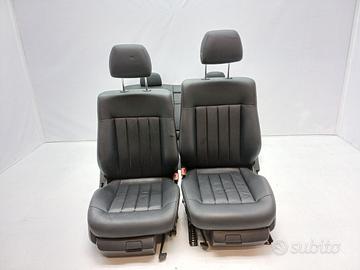 Set sedili in pelle nero mercedes e class w212 201