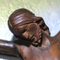 CRISTO CROCIFISSO - SCULTURA LEGNO GESU' IN CROCE