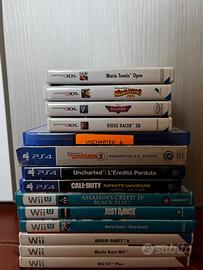 Giochi PS4, Wii U, Wii, 3DS