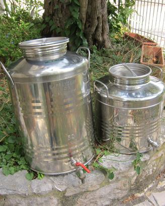 Fusti in acciaio per olio d'oliva o altro