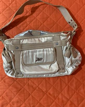 Borsa a spalla Zippo beige/champagne in nylon – St