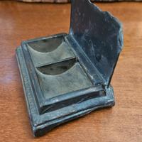 Antico Porta Francobolli da scrivania D'epoca