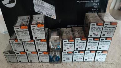 Finder relè bobina 24V AC  e 2 di altra marca.