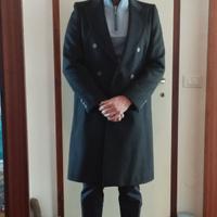 Cappotto uomo nuovo lana cashmere taglia 48