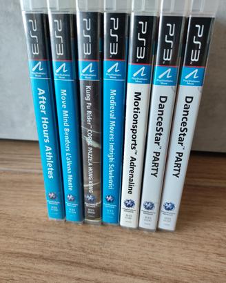 7 Giochi PS3 con Move, Perfetti alcuni sigillati